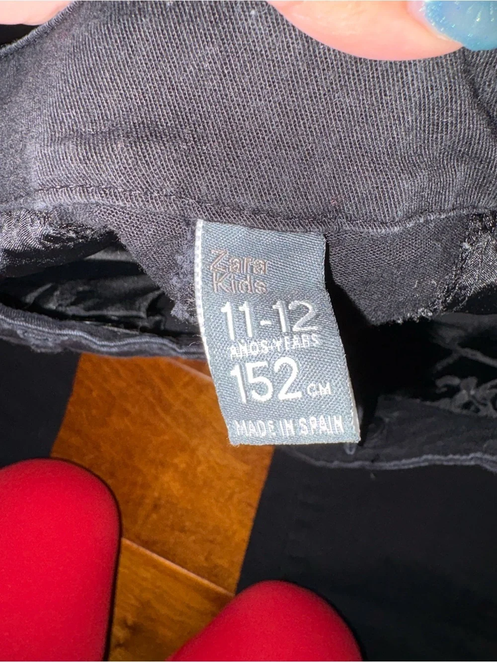 Zara Kids Black Trousers with Elastic Waistband